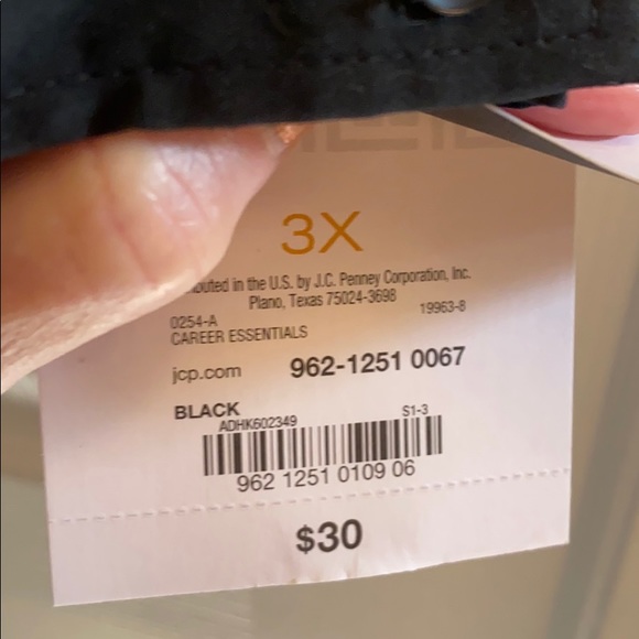 NWT Liz Claiborne black shirt - Picture 3 of 5